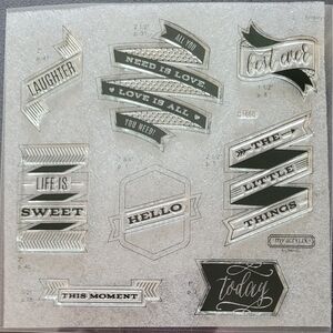 Black and Silver Decorative Banner Set